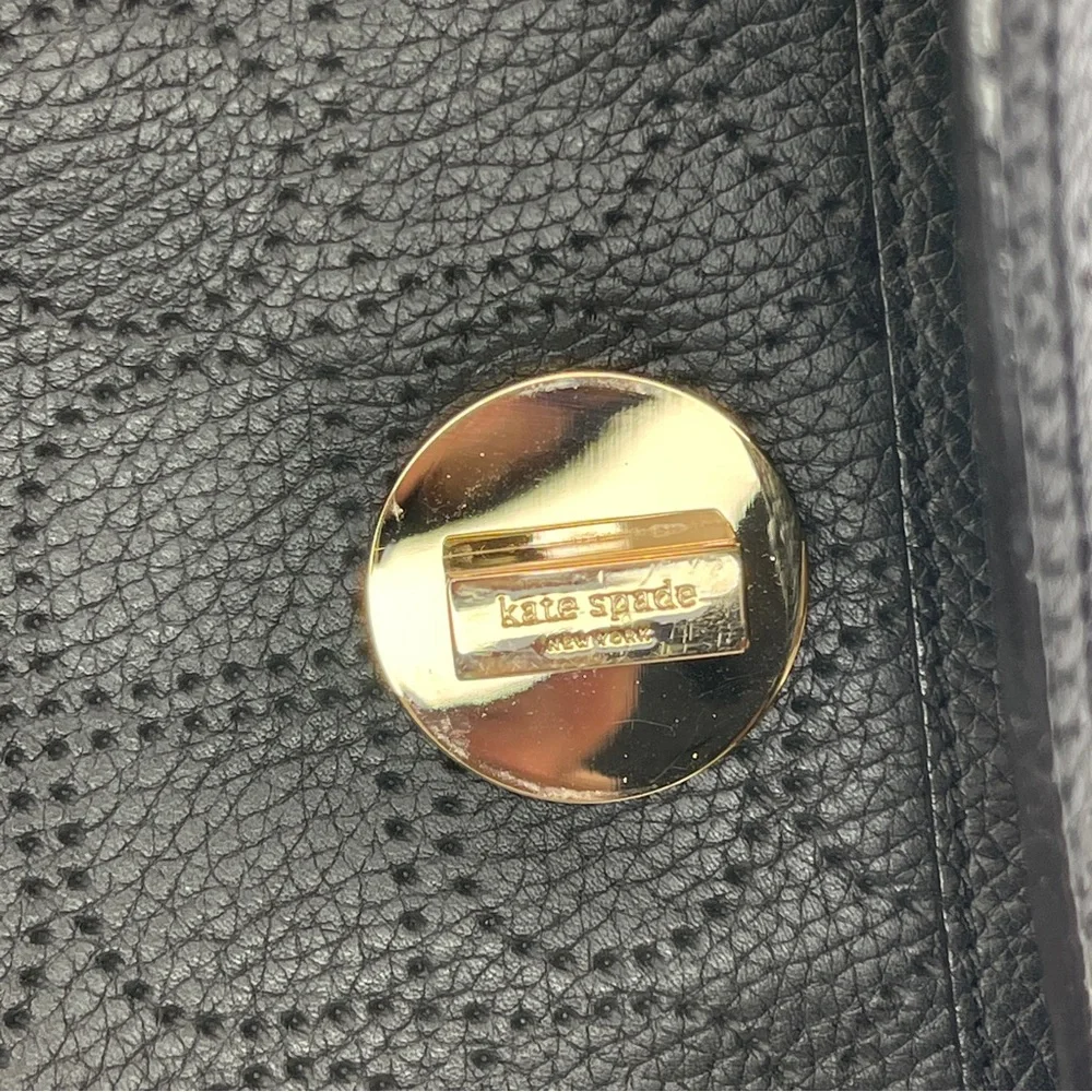 Kate Spade Black Leather Crossbody Bag - Picture 8 of 13